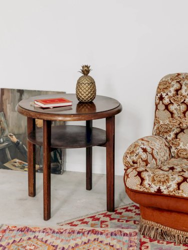 Francine, la table d'appoint en bois N°122