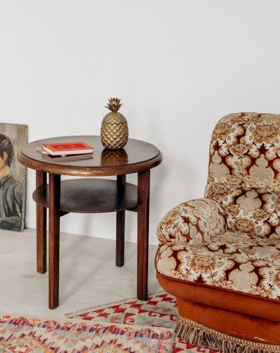 Francine, la table d'appoint en bois N°122