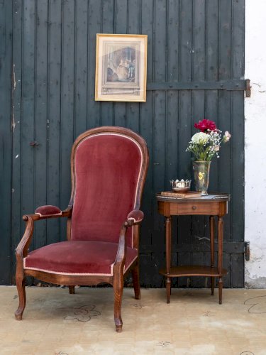 Francine, la table d'appoint en bois N°336