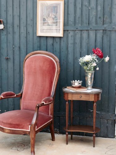 Francine, la table d'appoint en bois N°336