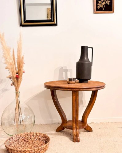 Francine, la table d'appoint en bois N°433