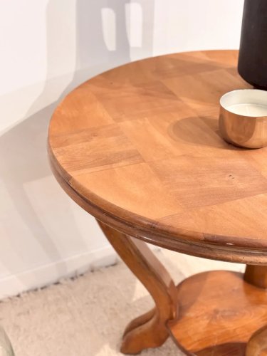 Francine, la table d'appoint en bois N°433