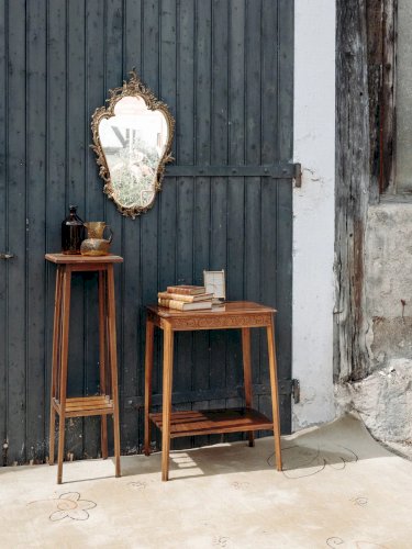 Francine, la table d'appoint en bois N°438