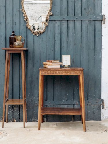 Francine, la table d'appoint en bois N°438