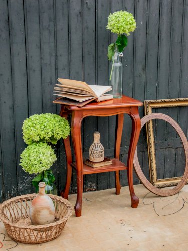 Francine, la table d'appoint en bois N°447