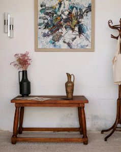 Francine, la table d'appoint en bois N°485