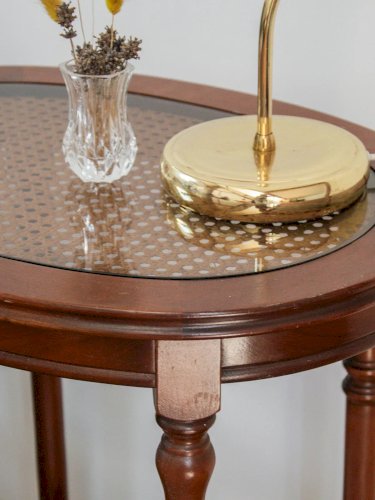 Francine, la table d'appoint en cannage N°357