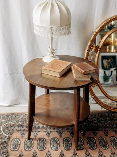 Francine, la table d'appoint ronde en bois N°531