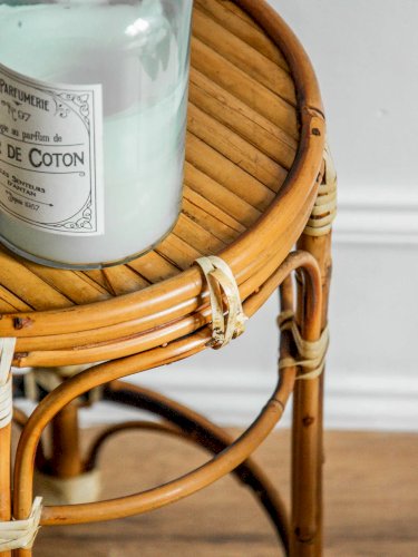 Francine, les 3 tables d'appoint en bambou N°407