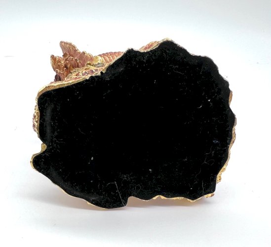 Franklin Mint Pocket Watch Bald Eagle Alaska Chilkat w/ Stand