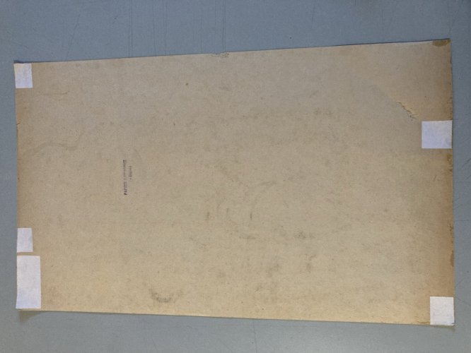 Fusain Enfant orientaliste orientalisme XIXE Afrique Ethnologie Ethnographie Art