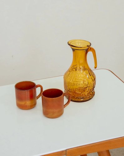 Gabrielle, la carafe orange N°114