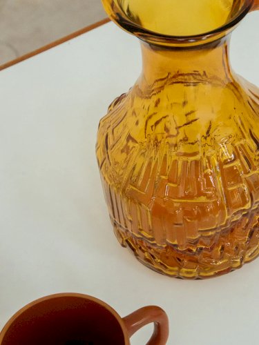 Gabrielle, la carafe orange N°114