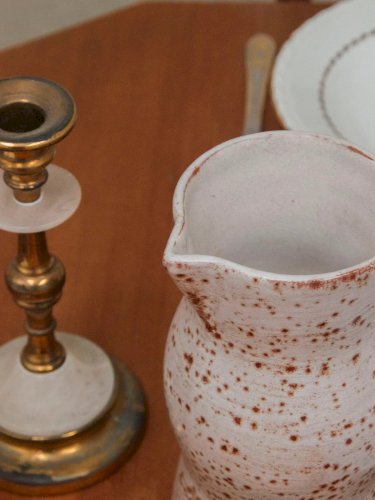 Gabrielle, la grande carafe ocre N°128