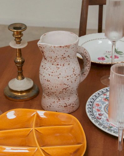 Gabrielle, la grande carafe ocre N°128
