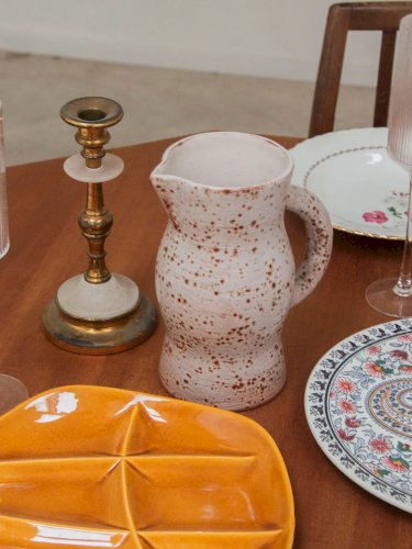 Gabrielle, la grande carafe ocre N°128