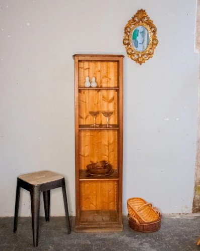 Gaëlle, la grande étagère en bois foncé N°286