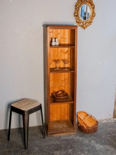 Gaëlle, la grande étagère en bois foncé N°286