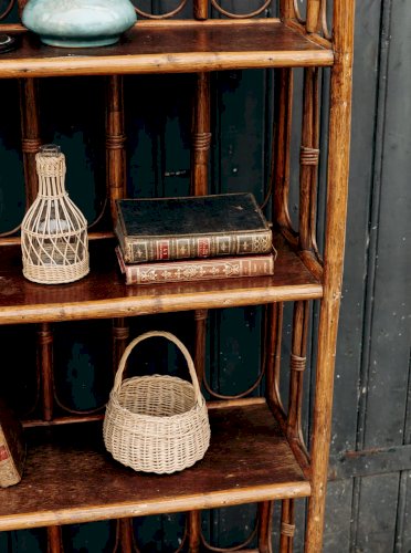 Gaëlle, la grande étagère en rotin N°162