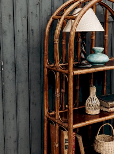 Gaëlle, la grande étagère en rotin N°162