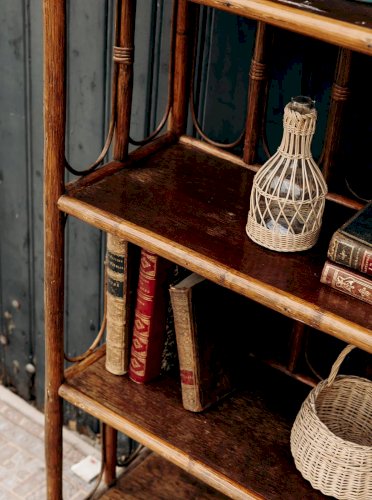 Gaëlle, la grande étagère en rotin N°162