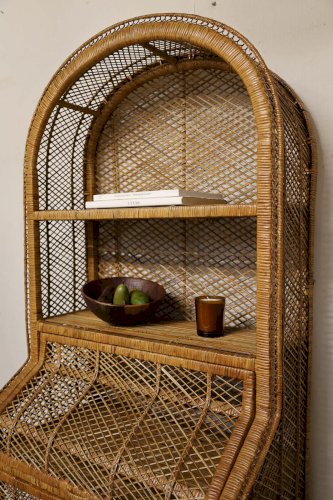 Gaëlle, la grande étagère en rotin N°273