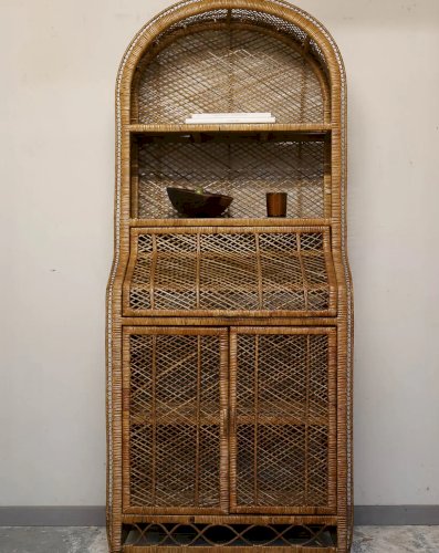 Gaëlle, la grande étagère en rotin N°273