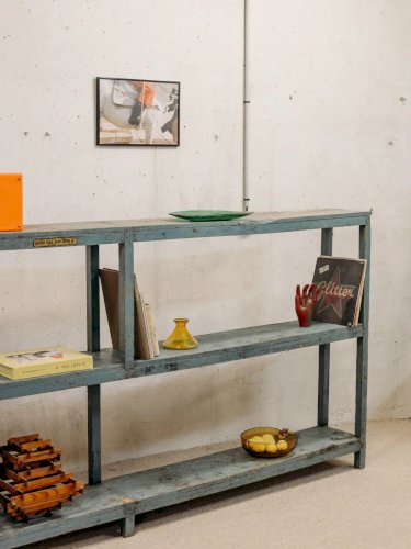 Gaëlle, la grande étagère indienne en bois N°240