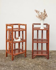 Gaëlle, la paire de chevets en rotin N°294