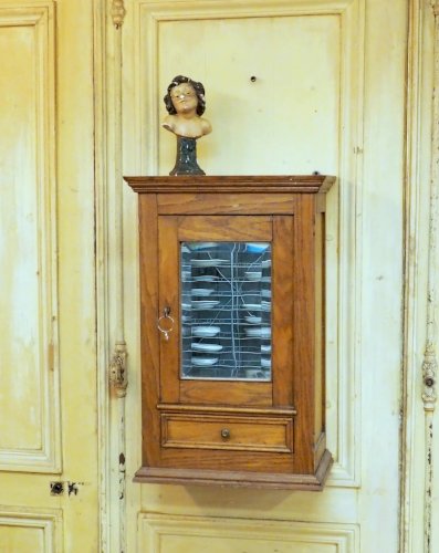 Gaëlle, la petite armoire d'entrée en bois N°686
