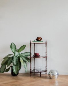 Gaëlle, the wooden corner shelf No. 203