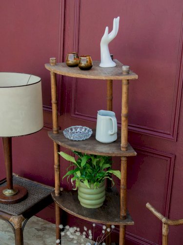 Gaëlle, l'étagère d'angle en bois N°85