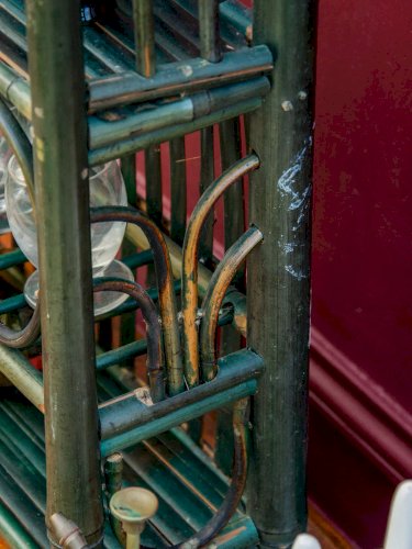 Gaëlle, l'étagère en bambou verte N°86