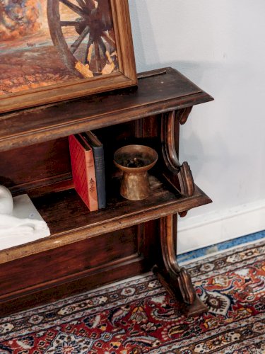 Gaëlle, l'étagère en bois foncé N°278