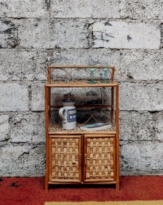 Gaëlle, the rattan shelf No. 129