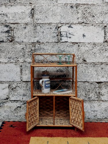 Gaëlle, l'étagère en rotin N°129