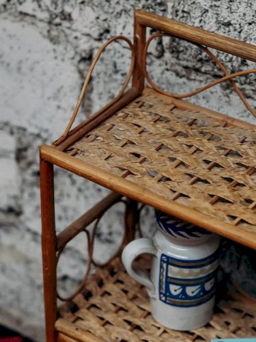 Gaëlle, l'étagère en rotin N°129