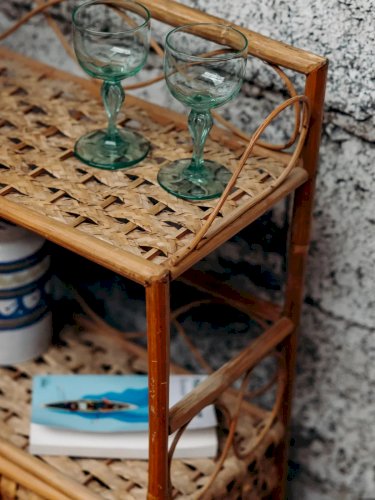 Gaëlle, l'étagère en rotin N°129