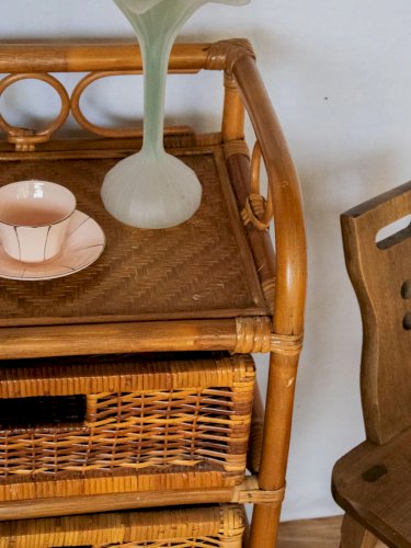 Gaëlle, l'étagère en rotin N°277