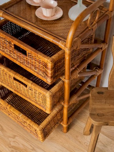 Gaëlle, l'étagère en rotin N°277