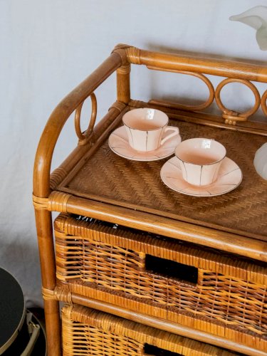 Gaëlle, l'étagère en rotin N°277