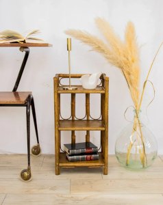 Gaëlle, l'étagère en rotin N°682