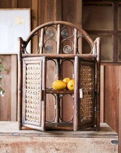 Gaëlle, l'étagère murale en rotin N°718