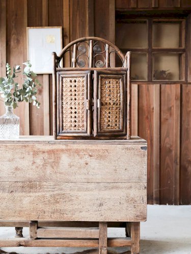 Gaëlle, l'étagère murale en rotin N°718