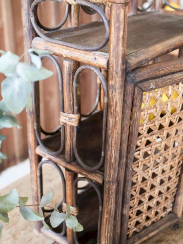 Gaëlle, l'étagère murale en rotin N°718