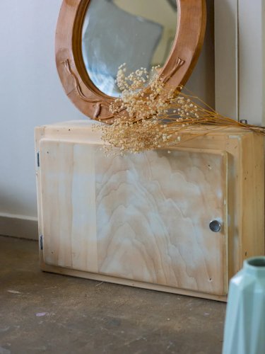 Gaëlle, l'étagère murale latérale en bois N°705