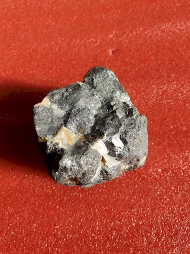 Galène brute et quartz Hautes Alpes 700 grammes 7,5 cm environ