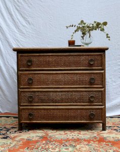 Garance, la commode cannée en bambou N°210