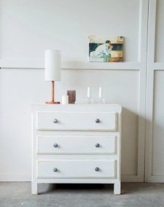 Garance, the patinated wooden chest of drawers N°179