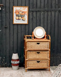 Garance, the small rattan dresser No. 133